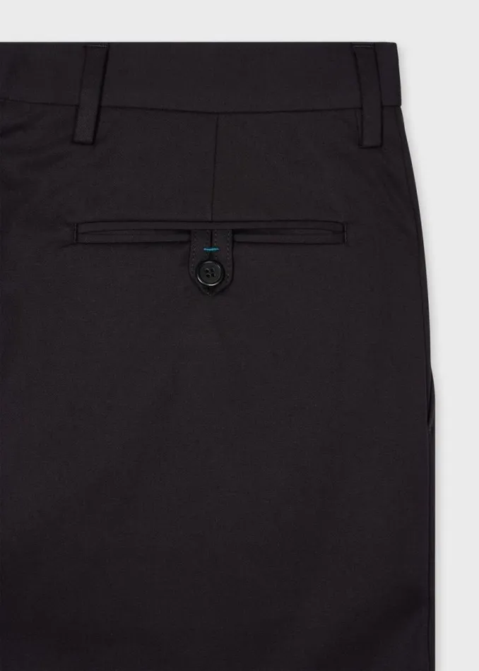 Mens Paul Smith Pants Navy Fine CottonTwill Chinos Mens Paul Smith Pants Navy Fine CottonTwill Chinos