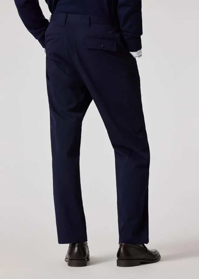 Mens Paul Smith Pants Navy LooseFit Seersucker Trousers Mens Paul Smith Pants Navy LooseFit Seersucker Trousers