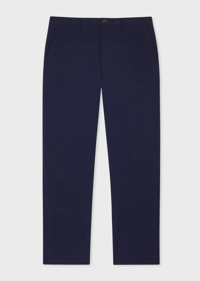 Mens Paul Smith Pants Navy LooseFit Seersucker Trousers Mens Paul Smith Pants Navy LooseFit Seersucker Trousers