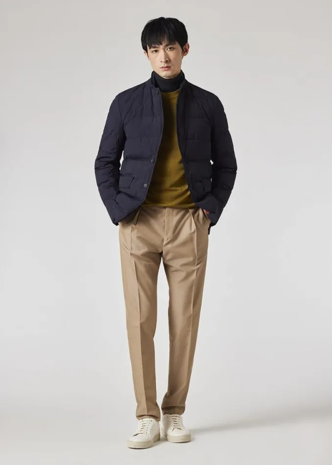 Mens Paul Smith Pants TaperedFit Tan WoolCotton Pleated Trousers Mens Paul Smith Pants TaperedFit Tan WoolCotton Pleated Trousers