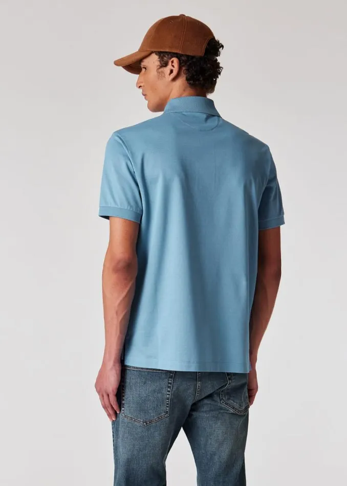 Mens Paul Smith Polo Shirts Blue 039Signature Stripe039 Trim Polo Shirt Mens Paul Smith Polo Shirts Blue 039Signature Stripe039 Trim Polo Shirt