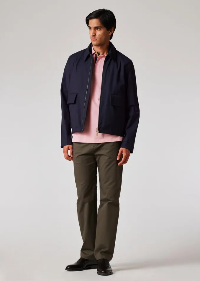 Mens Paul Smith Polo Shirts Light Pink 039Artist Stripe039 Placket Polo Shirt Mens Paul Smith Polo Shirts Light Pink 039Artist Stripe039 Placket Polo Shirt