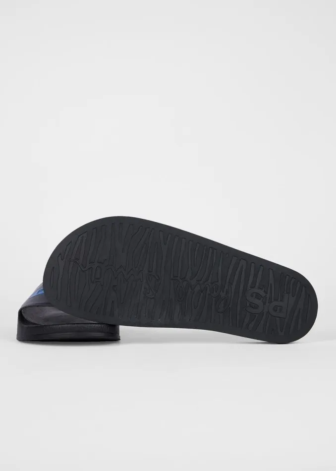 Mens Paul Smith Sandals Dark Navy Tilt Logo 039Nyro039 Slides Mens Paul Smith Sandals Dark Navy Tilt Logo 039Nyro039 Slides