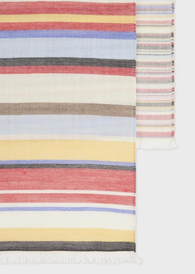 Mens Paul Smith Scarves Gradient 039Signature Stripe039 Scarf