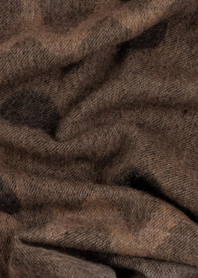 Mens Paul Smith Scarves Grey Gradient Polka LambswoolCashmere Scarf