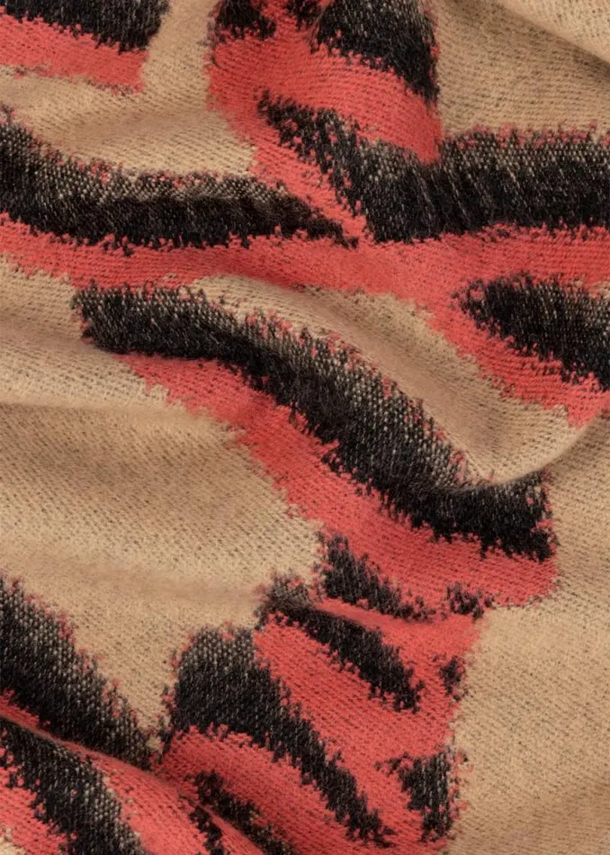 Mens Paul Smith Scarves Tan Logo Colourblock Scarf Mens Paul Smith Scarves Tan Logo Colourblock Scarf
