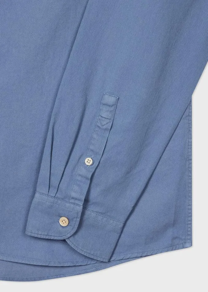 Mens Paul Smith Shirts Light Blue Organic Cotton Twill 039Broad Stripe Zebra039 Shirt Mens Paul Smith Shirts Light Blue Organic Cotton Twill 039Broad Stripe Zebra039 Shirt