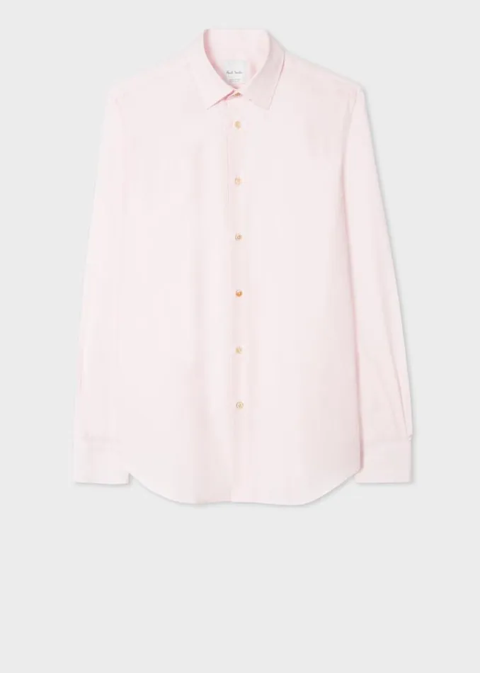 Mens Paul Smith Shirts TailoredFit Pink Cotton 039Artist Stripe039 Cuff Shirt Mens Paul Smith Shirts TailoredFit Pink Cotton 039Artist Stripe039 Cuff Shirt
