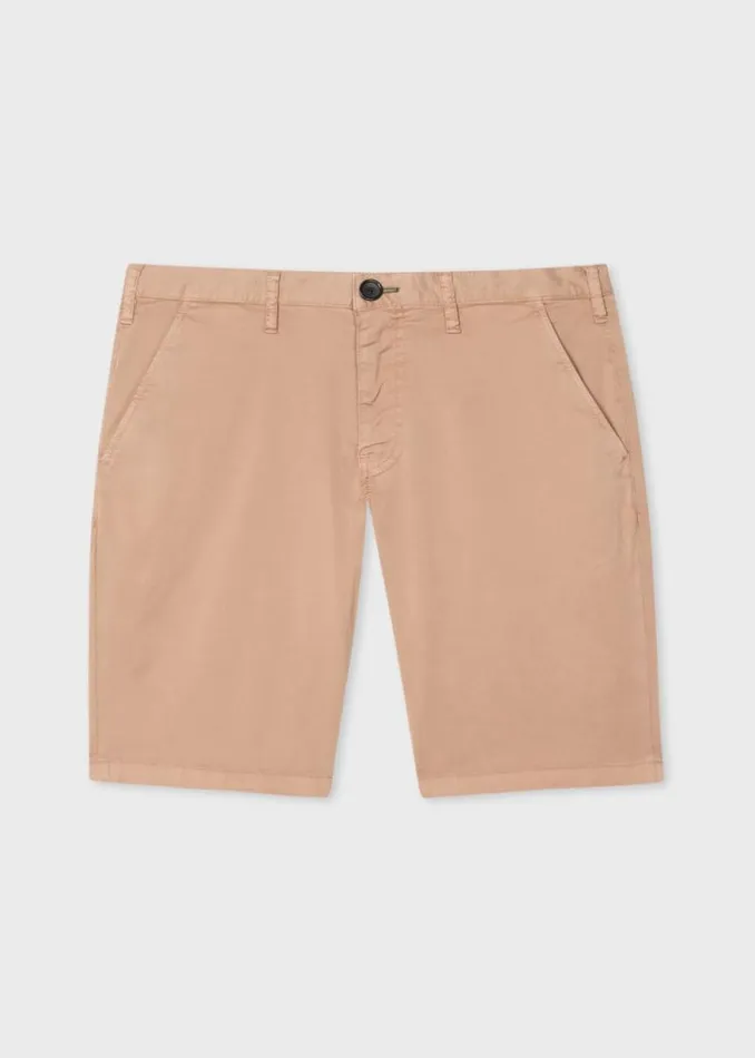 Mens Paul Smith Shorts Tan StretchCotton Twill Shorts Mens Paul Smith Shorts Tan StretchCotton Twill Shorts