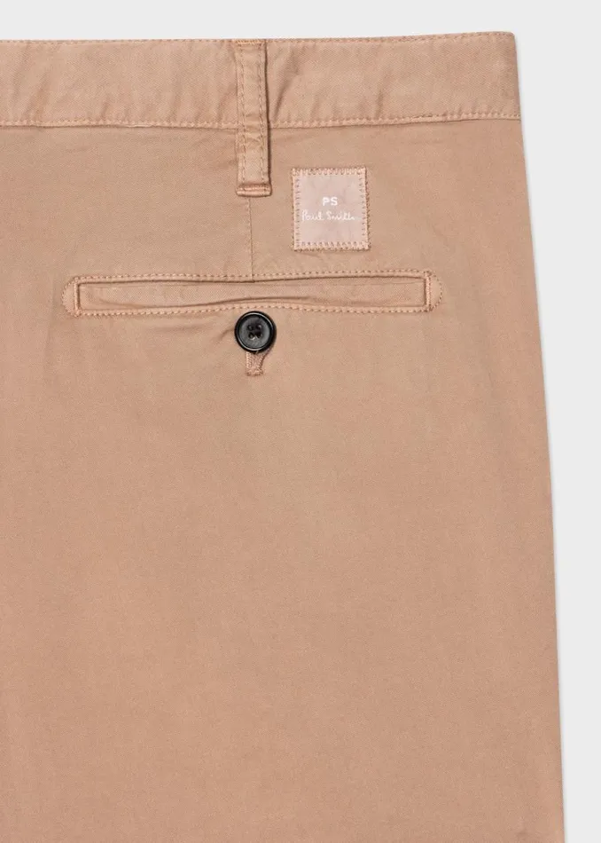 Mens Paul Smith Shorts Tan StretchCotton Twill Shorts Mens Paul Smith Shorts Tan StretchCotton Twill Shorts