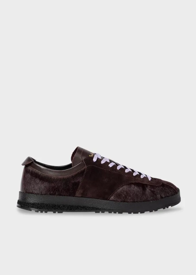 Mens Paul Smith Sneakers Aubergine Leather 039Zephyr039 Trainers
