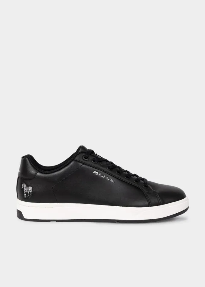 Mens Paul Smith Sneakers Black Leather 039Albany039 Sneakers