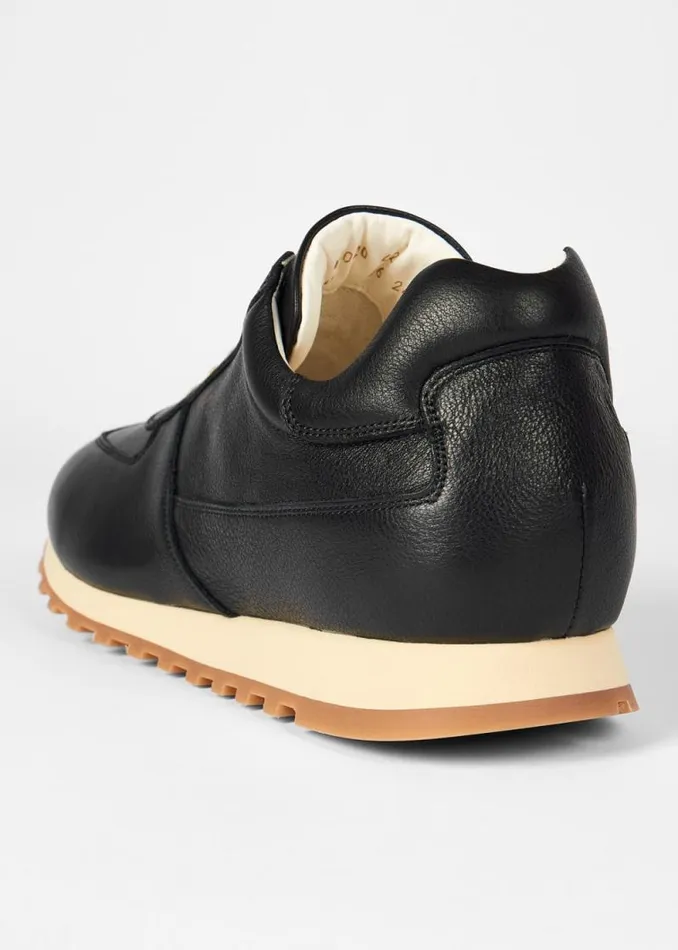 Mens Paul Smith Sneakers Black Leather 039Velo039 Trainers Mens Paul Smith Sneakers Black Leather 039Velo039 Trainers