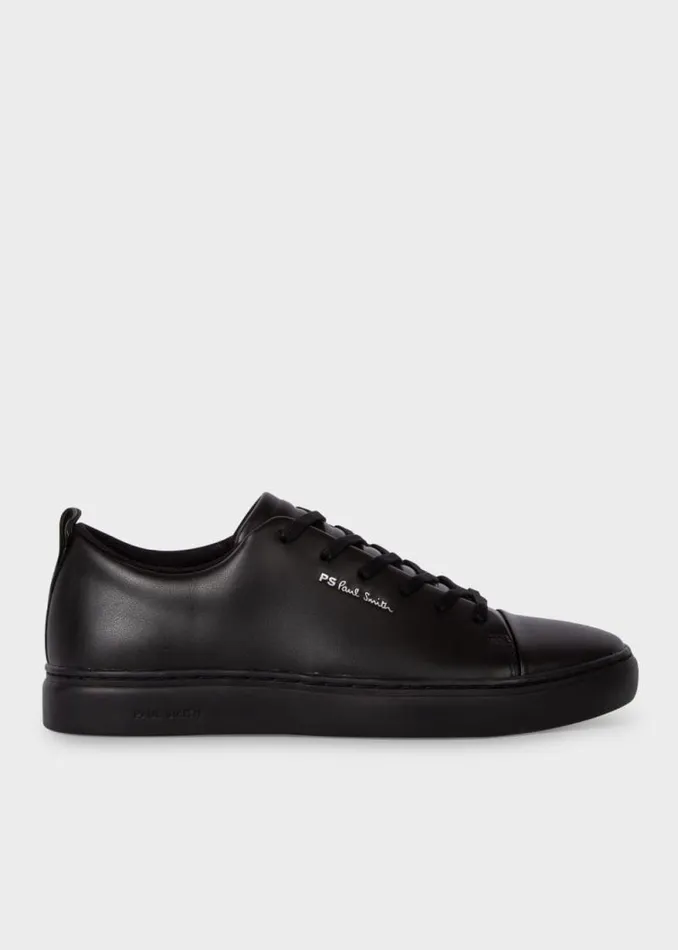 Mens Paul Smith Sneakers Black Tonal 039Lee039 Sneakers