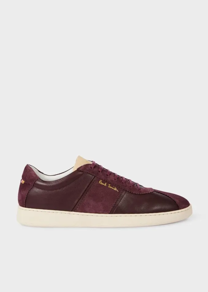 Mens Paul Smith Sneakers Burgundy 039Vantage039 Sneakers