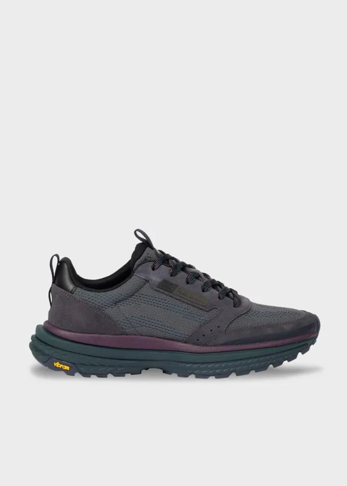 Mens Paul Smith Sneakers Dark Grey Nylon 039Darter039 Trainers