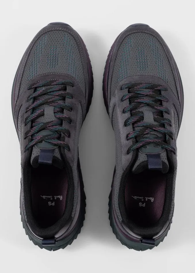 Mens Paul Smith Sneakers Dark Grey Nylon 039Darter039 Trainers Mens Paul Smith Sneakers Dark Grey Nylon 039Darter039 Trainers