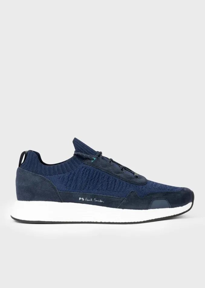 Mens Paul Smith Sneakers Navy 039Rock039 Sneakers