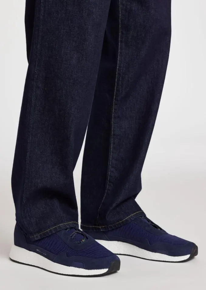 Mens Paul Smith Sneakers Navy 039Rock039 Sneakers
