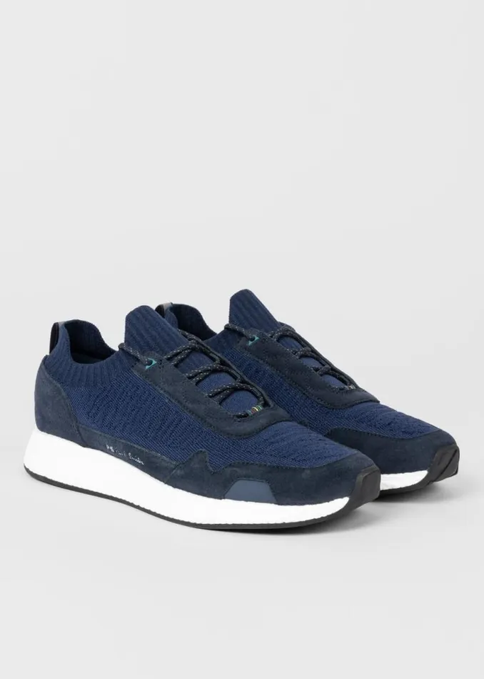 Mens Paul Smith Sneakers Navy 039Rock039 Sneakers