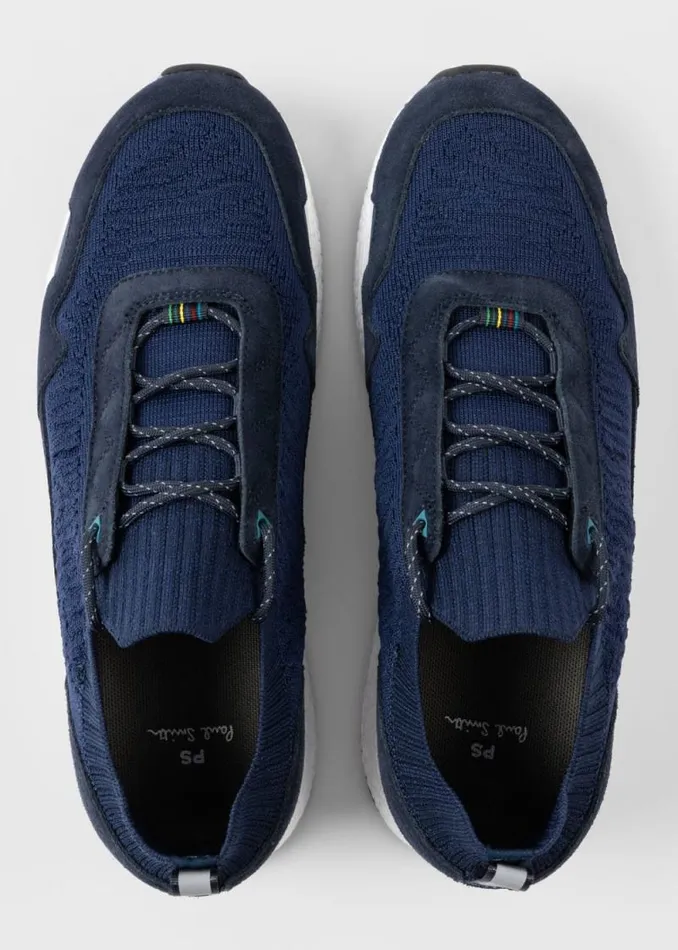 Mens Paul Smith Sneakers Navy 039Rock039 Sneakers