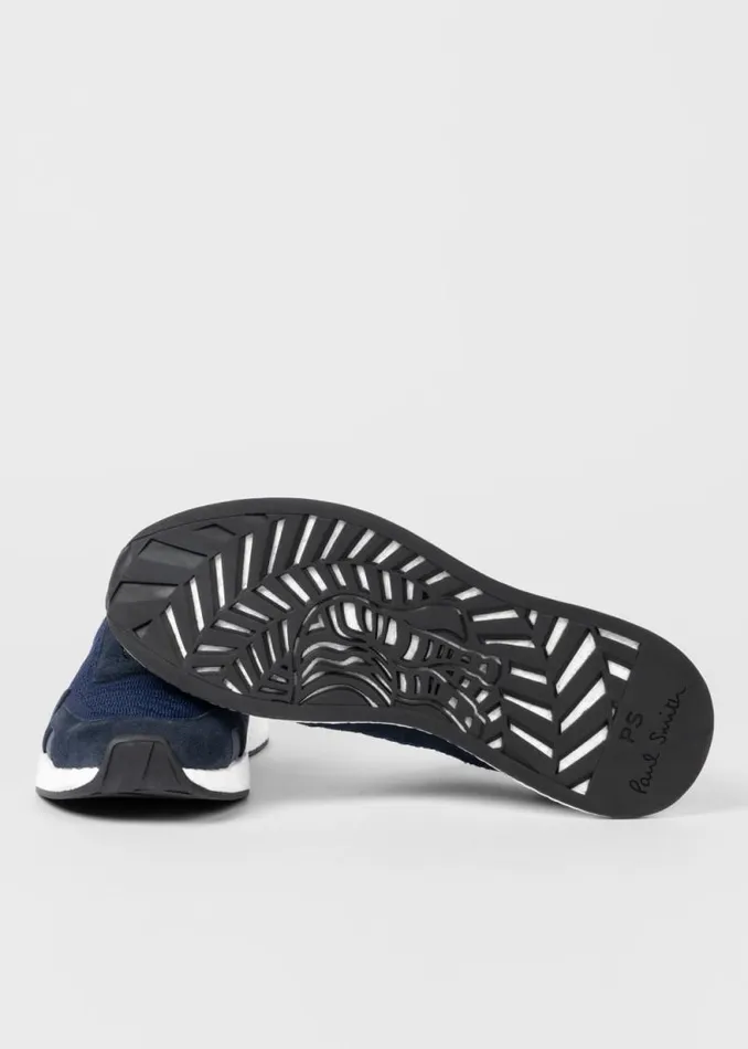 Mens Paul Smith Sneakers Navy 039Rock039 Sneakers