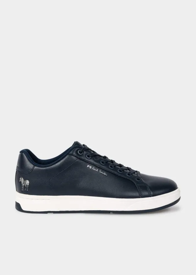 Mens Paul Smith Sneakers Navy Leather 039Albany039 Sneakers
