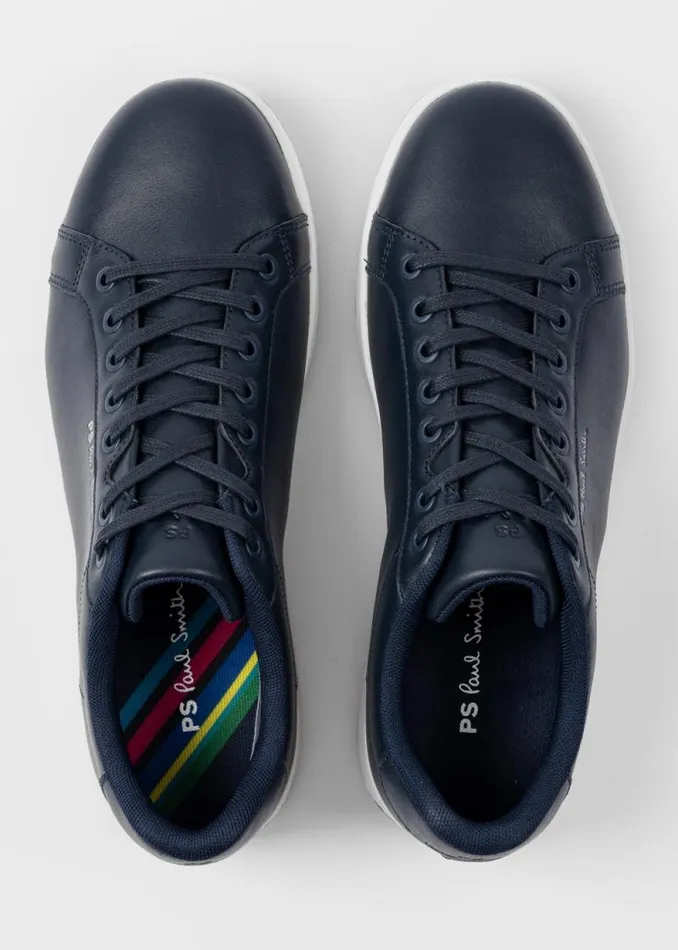 Mens Paul Smith Sneakers Navy Leather 039Albany039 Sneakers
