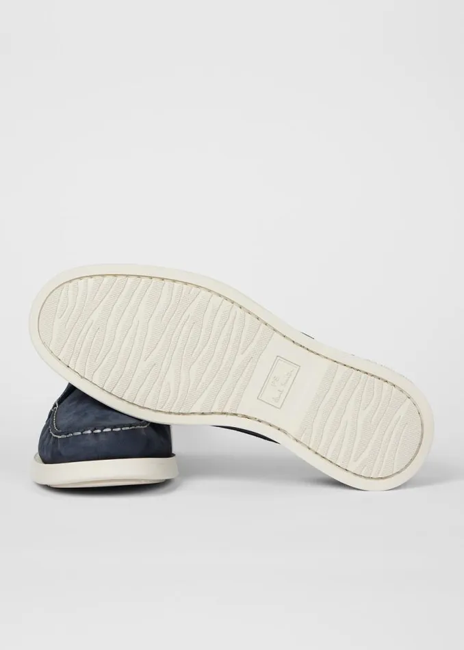 Mens Paul Smith Sneakers Navy Suede 039Pebble039 Boat Shoes Mens Paul Smith Sneakers Navy Suede 039Pebble039 Boat Shoes