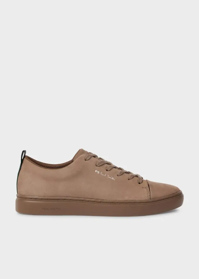 Mens Paul Smith Sneakers Sand Nubuck Leather 039Lee039 Trainers