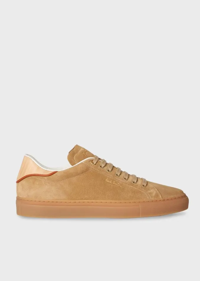 Mens Paul Smith Sneakers Sand Suede 039Beck039 Trainers