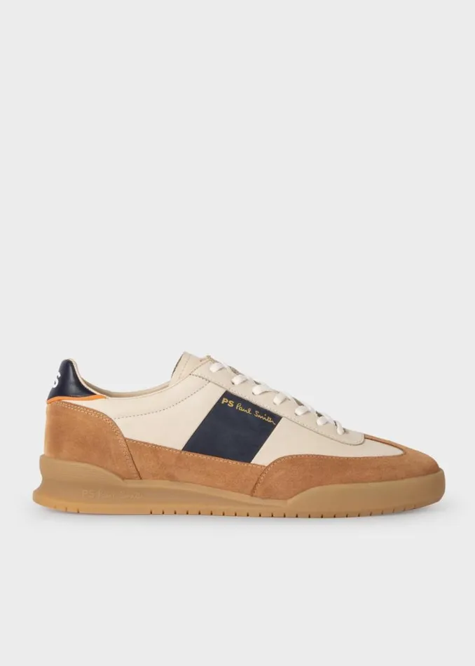 Mens Paul Smith Sneakers Tan And Beige 039Dover039 Sneakers
