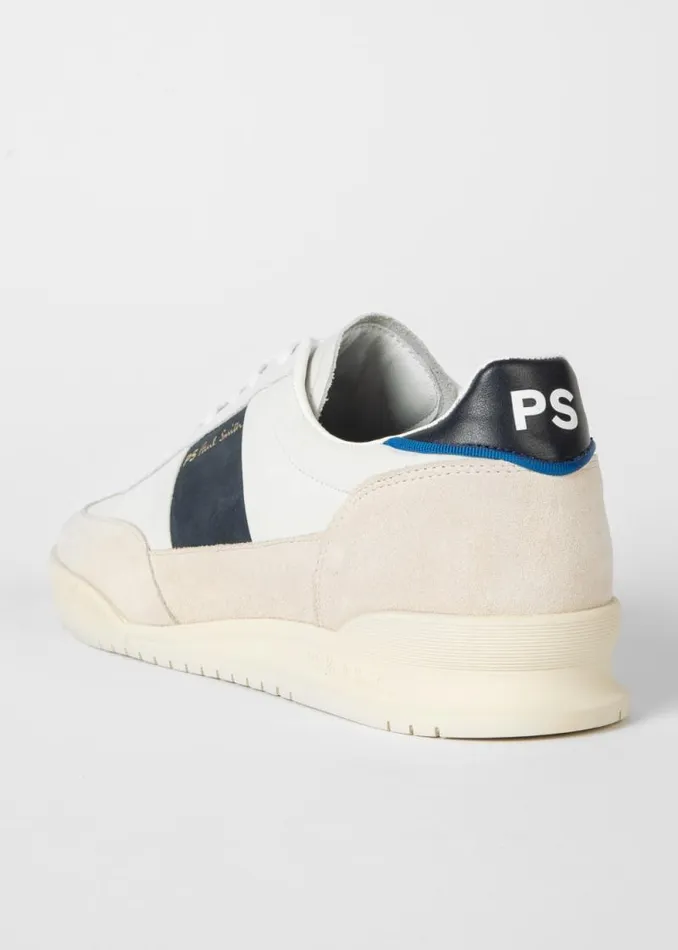 Mens Paul Smith Sneakers White And Cream Leather 039Dover039 Sneakers Mens Paul Smith Sneakers White And Cream Leather 039Dover039 Sneakers