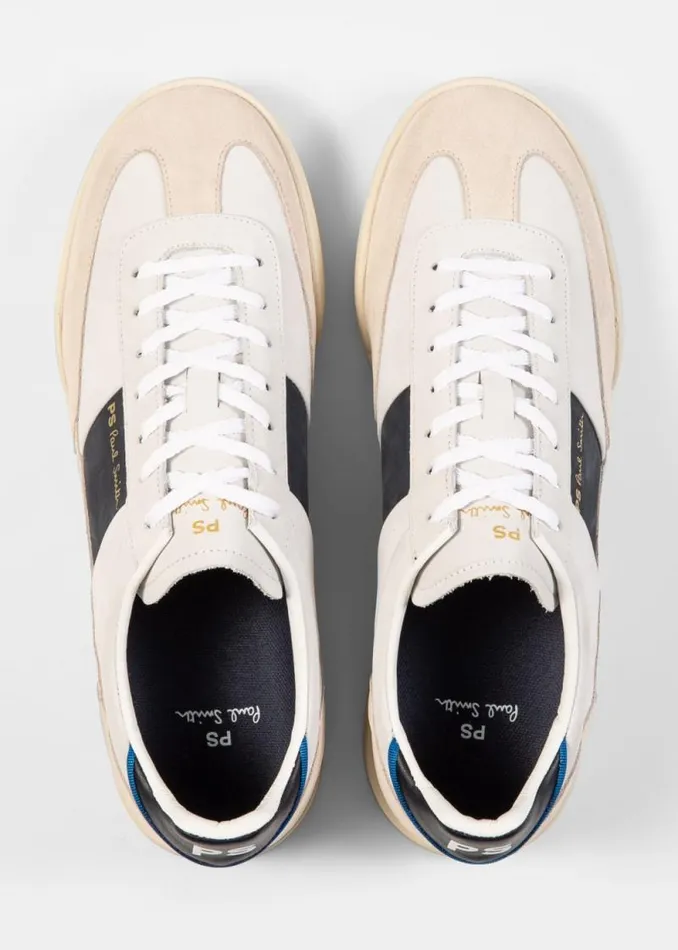 Mens Paul Smith Sneakers White And Cream Leather 039Dover039 Sneakers Mens Paul Smith Sneakers White And Cream Leather 039Dover039 Sneakers