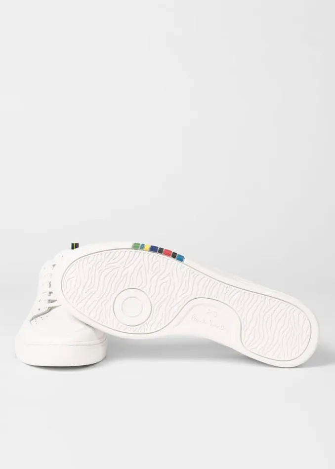 Mens Paul Smith Sneakers White Leather 039Cosmo039 Sneakers