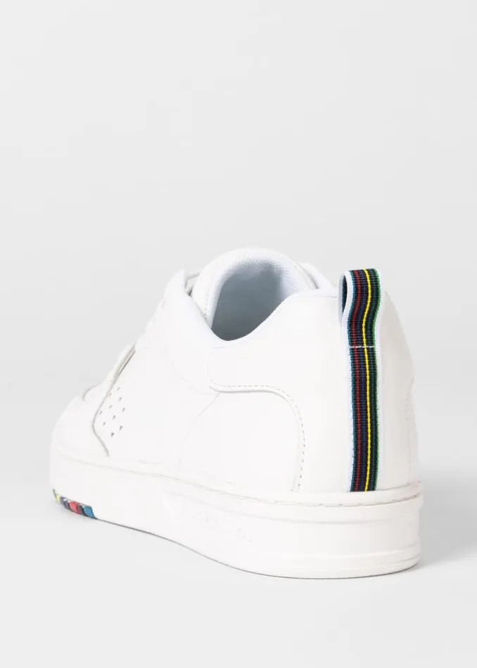 Mens Paul Smith Sneakers White Leather 039Cosmo039 Sneakers