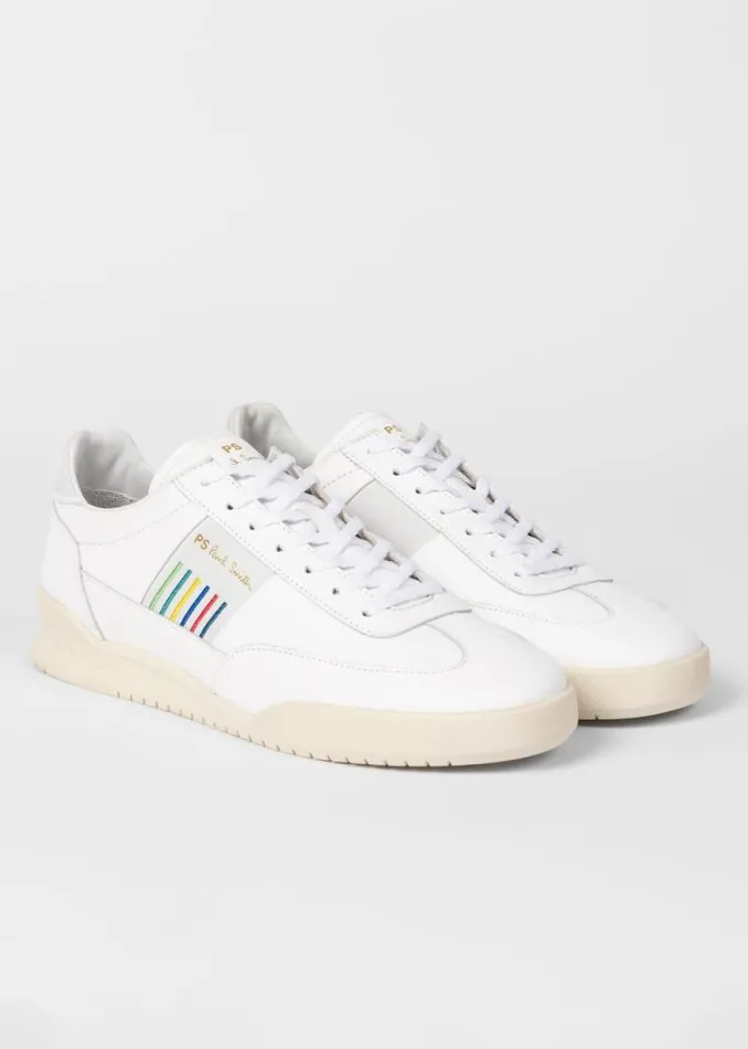 Mens Paul Smith Sneakers White Leather 039Dover039 039Sports Stripe039 Sneakers Mens Paul Smith Sneakers White Leather 039Dover039 039Sports Stripe039 Sneakers