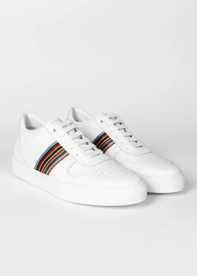 Mens Paul Smith Sneakers White Leather 039Fermi039 Sneakers Mens Paul Smith Sneakers White Leather 039Fermi039 Sneakers