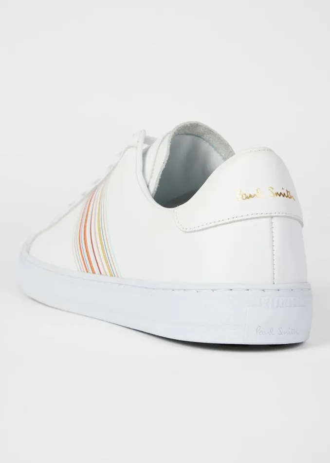 Mens Paul Smith Sneakers White Leather 039Hansen039 Sneakers