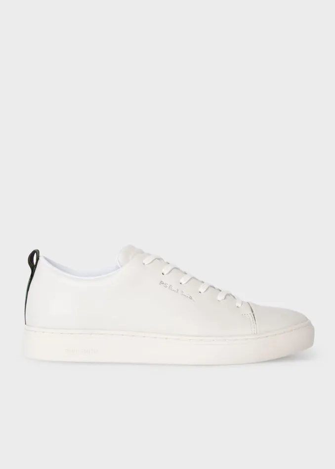 Mens Paul Smith Sneakers White Leather 039Lee039 Sneakers