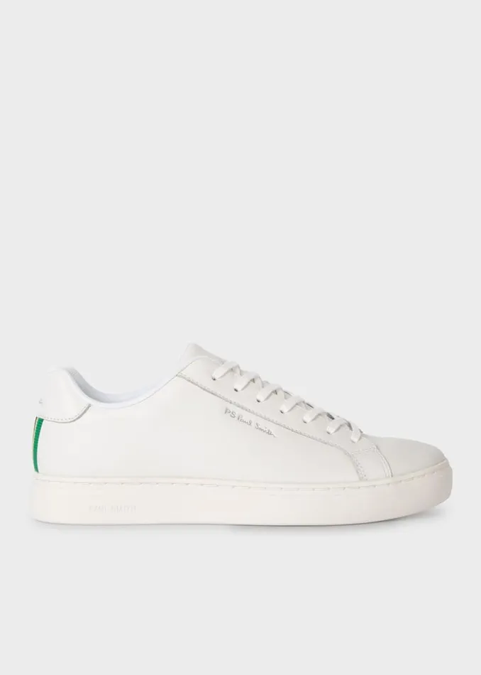 Mens Paul Smith Sneakers White Leather 039Rex039 Sneakers