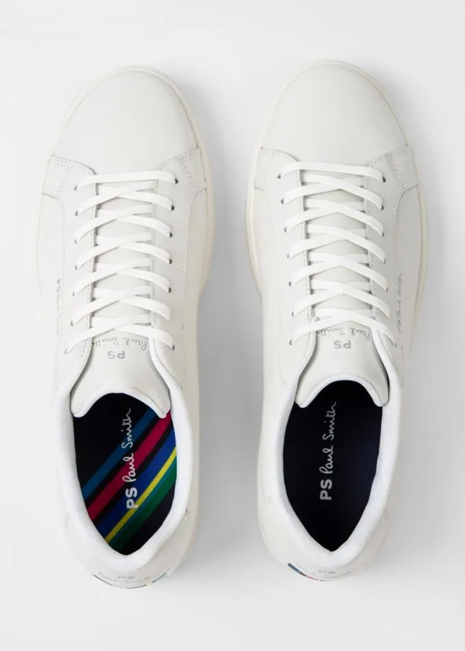 Mens Paul Smith Sneakers White Leather 039Rex039 Sneakers Mens Paul Smith Sneakers White Leather 039Rex039 Sneakers