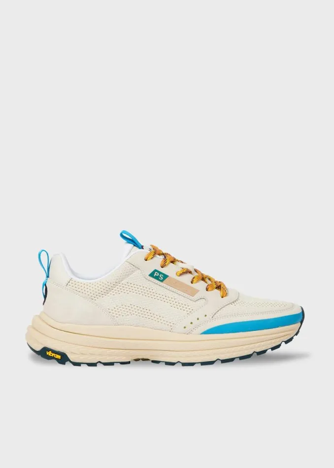 Mens Paul Smith Sneakers White Nylon 039Darter039 Trainers