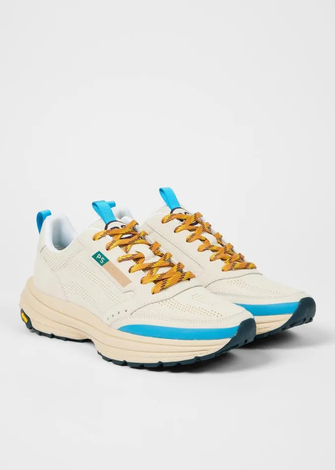Mens Paul Smith Sneakers White Nylon 039Darter039 Trainers Mens Paul Smith Sneakers White Nylon 039Darter039 Trainers