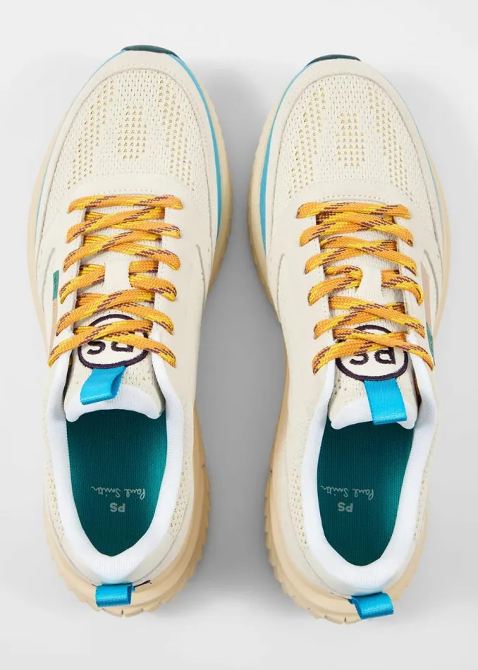 Mens Paul Smith Sneakers White Nylon 039Darter039 Trainers Mens Paul Smith Sneakers White Nylon 039Darter039 Trainers