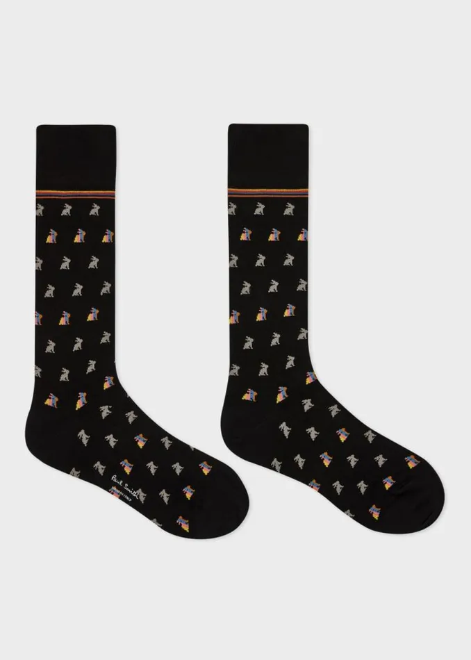 Mens Paul Smith Socks Black 039Rabbit039 Socks Mens Paul Smith Socks Black 039Rabbit039 Socks
