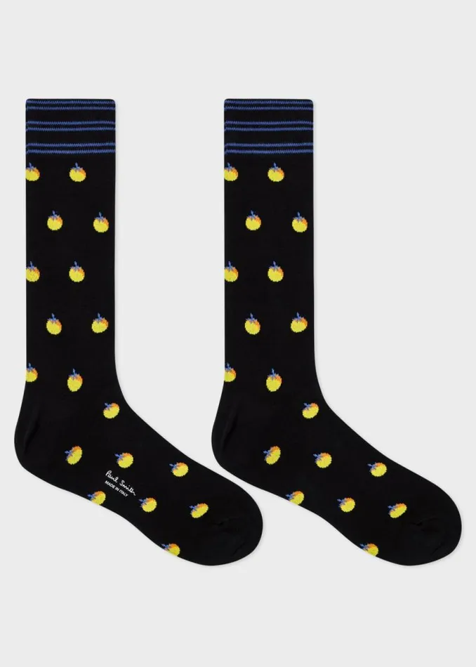Mens Paul Smith Socks Black 039Tomato039 Socks Mens Paul Smith Socks Black 039Tomato039 Socks