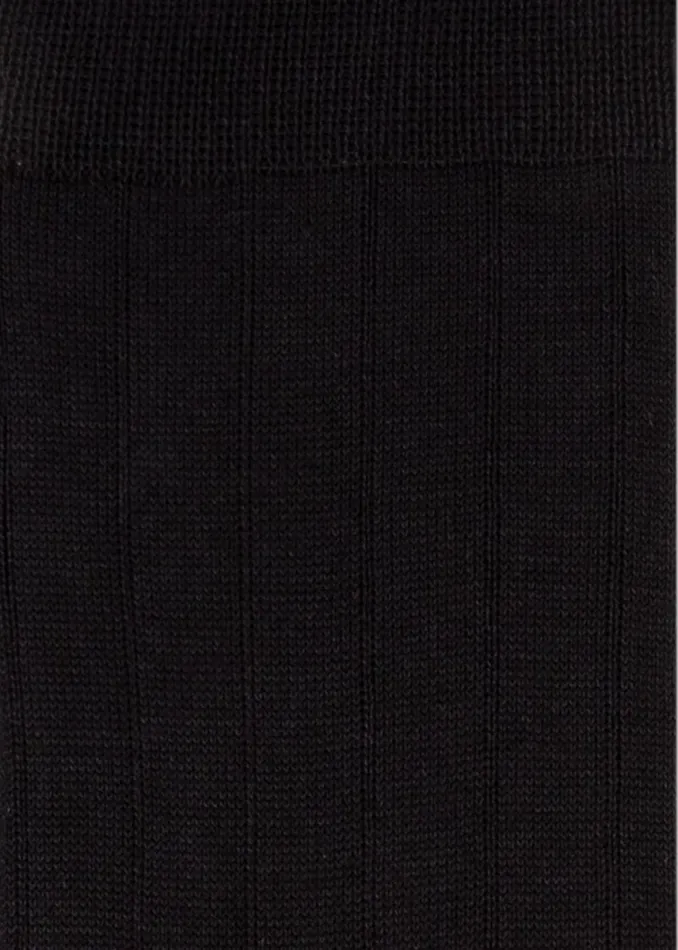 Mens Paul Smith Socks Black CottonBlend Ribbed Socks Mens Paul Smith Socks Black CottonBlend Ribbed Socks