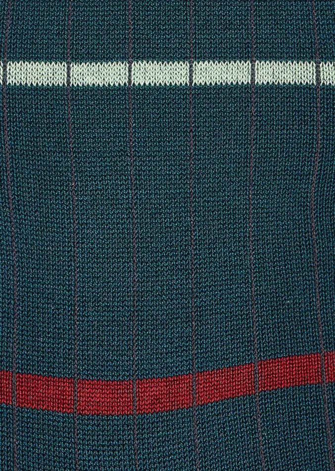 Mens Paul Smith Socks Dark Teal Spaced Stripe Ribbed Socks Mens Paul Smith Socks Dark Teal Spaced Stripe Ribbed Socks