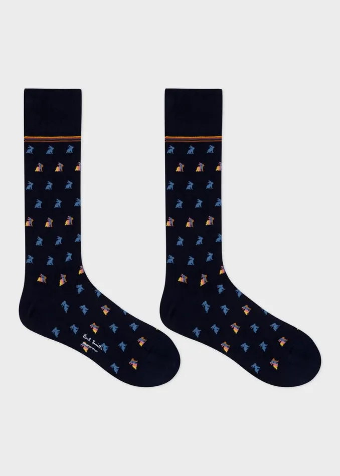 Mens Paul Smith Socks Navy 039Rabbit039 Socks Mens Paul Smith Socks Navy 039Rabbit039 Socks